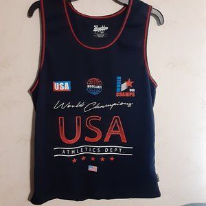 5/$20 Brooklyn Cloth Men's World Champions USA Athletics Dept Tank Top M